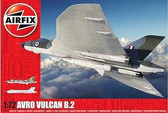 Airfix Avro Vulcan B.2 1:72 Royal Military Aviation Bomber Plastic Model Kit A12011,Unpainted