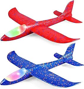 Get Ready for Takeoff with Toyly 2 Pack LED Airplane Toys: A Review by Meet