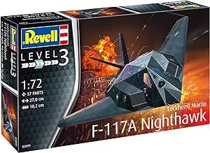 The F-117A Nighthawk Stealth Fighter by Revell - A Model That Will Take You