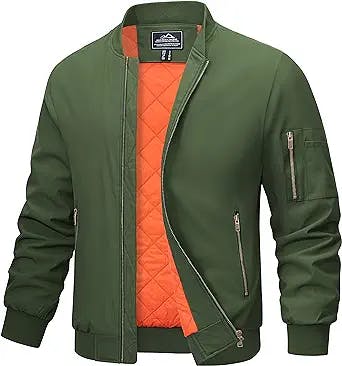 Fly High in Style with MAGCOMSEN Men's Bomber Jacket