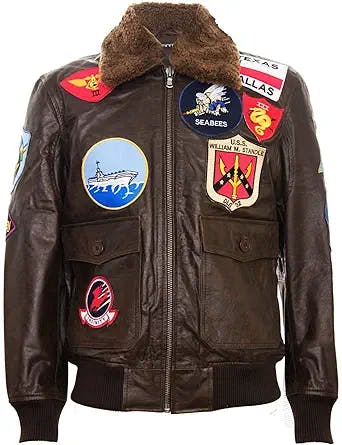 Top Gun Ain't Got Nothin' on This: Men's Air Force A2 Flight Leather Bomber