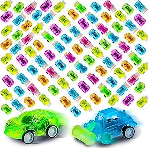 Leitee 150 Pack Mini Pull Back Cars Mini Vehicles Toys Plastic Cars Pull Back Racing Vehicles Set for Kids Birthday Car Party Favors Holiday Goodie Bag Fillers (Stylish Style)