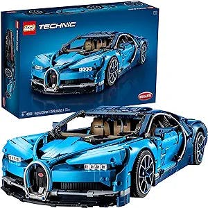 Building the LEGO Technic Bugatti Chiron 42083 is like taking a walk in the