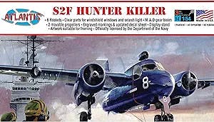 🛩️ Air Memento Reviews: Atlantis S2F Hunter Killer Plastic Model Airplane K