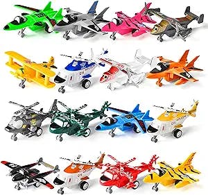 The Sky's the Limit with JOYIN 16 Pcs Pull Back Airplane Toys: A Review by 