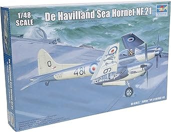 Trumpeter De Havilland Sea Hornet NF.21  Model Kit (1/48 Scale)