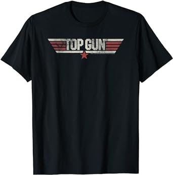 Top Gun Classic Logo T-Shirt: Feel the Need for Speed in Style!